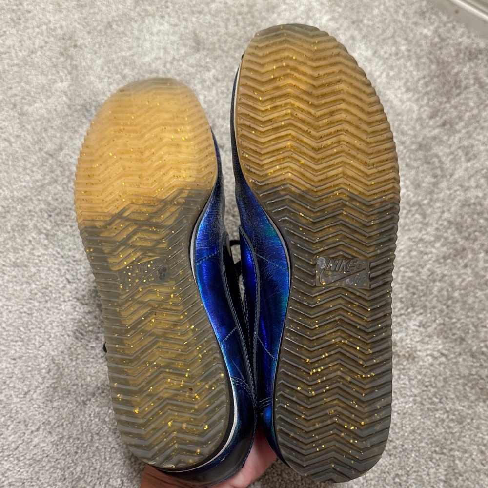 Nike Cortez Iridescent Blue Sneakers - Picture 3 of 15